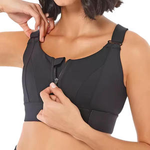 Sujetador deportivo para mujer, top corto con tirantes cruzados, sin costuras, de alto soporte, al por mayor, mezcla de algodón suave, ligero y cómodo para uso diario. - Product Image 2