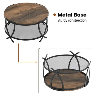 Nouvelle table basse moderne en marbre avec finition naturelle pour la décoration de meubles de salon - Product Image 5