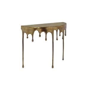 Mesa Consola de Metal Escultural Artística, Pieza de Diseño de Lujo, Decoración Moderna y Creativa para el Hogar - Product Image 5
