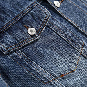 Chaqueta de Mezclilla para Hombre, Invierno, Transpirable, Ecológica, 100% Algodón, de Primera Calidad, con Logotipo Frontal, en Oferta Online - Product Image 4