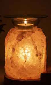 Lampe de sel de l'Himalaya d'aromathérapie, diffuseur d'huiles, chauffe-cire, cristal naturel, veilleuse, décoration d'intérieur, purificateur d'air, vente en gros - Product Image 4
