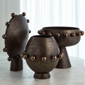 Best Seller Modern Shape Aluminium <b>Decor</b> <b>Vase</b> High Quality Metal Flower <b>Vase</b> for Home Living Room Wedding Tabletop <b>Decoration</b> - Product Image 2