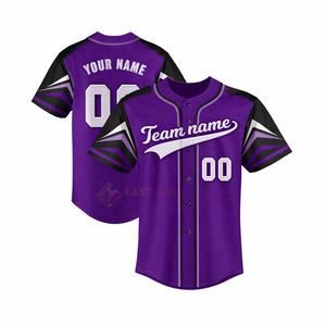 Nueva Camiseta de Béisbol Personalizada 2026 para Hombre, Uniforme de Equipo con Botones Color Verde Azulado, con Nombre y Número Personalizados - Product Image 4