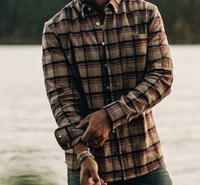 Chemise en Flanelle Décontractée 100 % Coton de Qualité Supérieure pour Homme, Prix Abordable en Gros, Vêtements Tendance pour Homme