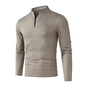 Polo de manga larga personalizado al por mayor, Polo de manga larga OEM, proveedor de ropa deportiva de tela transpirable de secado rápido para hombres, tenis de golf - Product Image 3