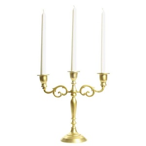 Candelabros de Metal de latón chapado en oro, mesa decorativa relámpago para Navidad para bodas, hoteles y villas - Product Image 6