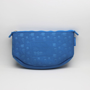 Étui à crayons en néoprène gaufré bleu océan, <span class=keywords><strong>pochette</strong></span> à fermeture éclair <span class=keywords><strong>pour</strong></span> enfants, <span class=keywords><strong>pour</strong></span> fournitures scolaires, papeterie et rangement de voyage - Product Image 2