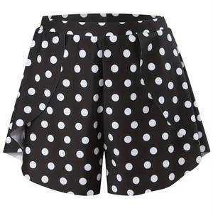 Shorts de bain pour femmes en gros, coupe-vent, séchage rapide, respirants, couleur unie, avec logo frontal - Product Image 1