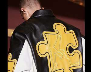 Chaqueta de Motocicleta de Cuero Unisex Clásica con Bordado de Logotipo Personalizado, Parches Bordados en la Parte Delantera con Logotipo, Impermeable - Product Image 3