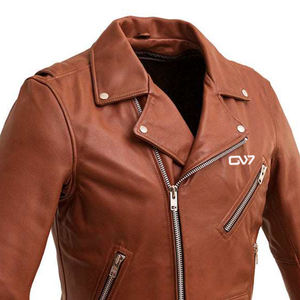 Elegante chaqueta de cuero Streetwear para hombres | Chaquetas de cuero PU o real hechas a medida para moda urbana y venta al por menor - Product Image 4