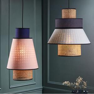 Abat-jour suspendu en rotin naturel Design traditionnel Style de ferme moderne rustique pour la décoration de la maison-Plafonnier en gros - Product Image 2