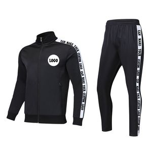 Men's Waterproof Embroidered Casual Tracksuits & Sets S-XXL Red White Fleece with Zipper Logo Pattern Outdoor Sportwear - Product Image 3