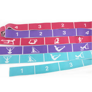 GO FIT IT Ct-331 Bande de Résistance Numérique à 9 Boucles en Coton et Polyester, Ceinture d'Exercice Élastique Flexible pour Yoga et Étirements - Product Image 3