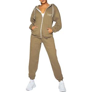 Conjunto Deportivo de 2 Piezas para Mujer 2026, Ropa Deportiva para Gimnasio, Ejercicio, Informal, Sudadera con Capucha Extra Grande con Cremallera y Pantalones Deportivos Transpirables - Product Image 4