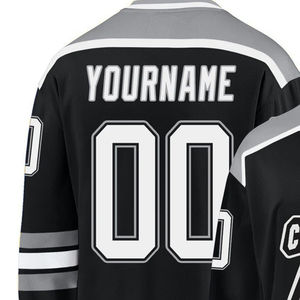 Jersey de hockey sobre hielo bordado personalizado al por mayor 100% jersey de hockey de poliéster para hombres nombre del equipo jersey de hockey sobre hielo barato - Product Image 5