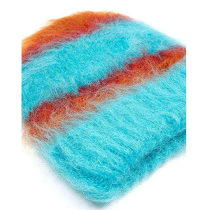 Gorro de mohair cepillado con punto de costilla suave ala larga plegable acogedor gorro de invierno unisex para deportes al aire libre moda urbana y viajes - Product Image 6