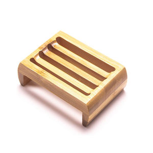 Plateau porte-savon en bambou biodégradable pour baignoire d'hôtel de voyage unique et soigné - Product Image 5