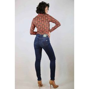 Pantalon en denim usagé pour femmes modèle 7024 - Product Image 1