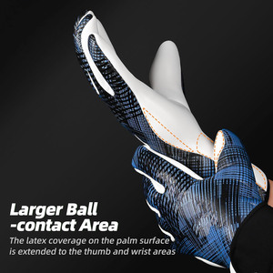 ถุงมือผู้รักษาประตูหนังกันน้ำขนาด6-10นิ้วระบายอากาศได้ดีกลางแจ้งแห้งเร็วป้องกันรังสียูวี - Product Image 4