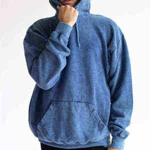Sweatshirt à capuche pour hommes avec impression personnalisée Sweatshirts à capuche unisexes avec logo personnalisé Sweats à capuche unis pour hommes - Product Image 1
