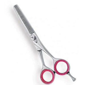 Endo Tech Premium Stainless Steel Manual <b>Thinning</b> Shears Straight Hair Barber Salon Use Blue/Pink/Black Colors Manicure Pedicure - Product Image 5