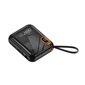 Mini cargador portátil de 66W tipo C carga súper rápida 2 en 1 10000mAh Pd20w banco de energía para <span class=keywords><strong>iPhone</strong></span> - Product Image 1