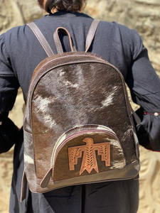 กระเป๋าเป้หนังวัวขนเฟอร์มือแฟชั่นมีสไตล์ใหม่กระเป๋าสะพายหลังหนังแกะมีสไตล์สไตล์ตะวันตก - Product Image 3