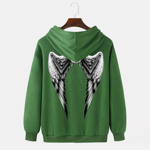 OEM Pull à capuche en polaire à motif uni pour hommes, sweat-shirt confortable toutes saisons avec col imprimé pour l'hiver, nouveau style d'été - Product Image 4