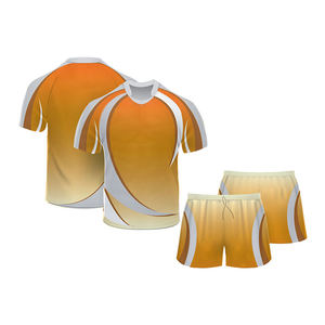 Camisetas/Pantalones Cortos de Rugby Personalizados con Nuevo Diseño para Clubes Deportivos, de Secado Rápido, Impresión Digital, Transpirables, 100% Poliéster, Cómodos - Product Image 3
