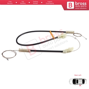 ชุดซ่อมมอเตอร์กระจกหน้าต่าง BWR5128 UAL สำหรับประตูหลังซ้าย รถยนต์แลนด์โรเวอร์ ฟรีแลนเดอร์ MK1 L314 LN ปี 1997-2006 แบบ 3/5 ประตู ALR8179 - Product Image 2