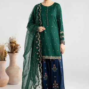 Lehenga Choli Anarkali pakistanais, lourdement orné, broderie à la main, luxe, pour mariage et fêtes, pour femmes - Product Image 1