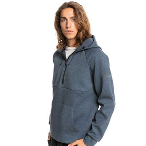 Sudadera con capucha unisex extragrande de algodón 100% pesado con media cremallera para hombre, personalizable con logo OEM, ideal para invierno, venta al por mayor. - Product Image 1