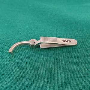 Abrazadera de Bulldog manual de acero inoxidable-Instrumento quirúrgico recto de 2 pulgadas para uso hospitalario y ginecológico - Product Image 1
