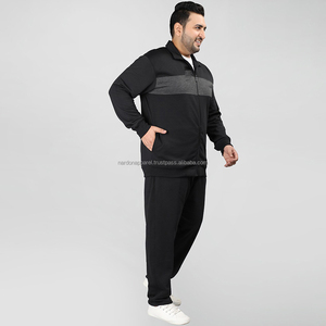 Nardon Apparels Chándales para hombre Trajes de chándal para hombre Conjuntos deportivos atléticos con cremallera completa con gorro con puños - Product Image 3