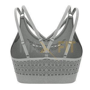 Soutien-gorge de sport en coton à séchage rapide de haute qualité pour femmes conception personnalisée soutien-gorge de yoga de gymnastique de fitness grande taille à vendre - Product Image 2
