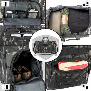 Sac de sport multifonctionnel de dernière conception pour l'extérieur, grande capacité, en nylon et polyester, logo personnalisé, haute qualité, vente en gros - Product Image 5