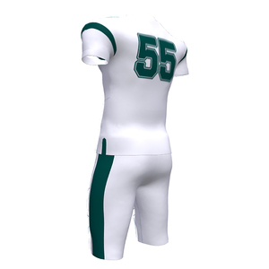 Uniforme personalizable de fútbol americano de la mejor calidad, material transpirable de talla grande con manga corta, uniforme de sublimación - Product Image 4