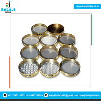 Laboratory Testing Instrument Brass Frame for Sieves for Testing Chemicals Oils Fluids IP/USP Standards BALAJI INDIA(BI) Brand
