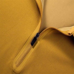 Premium Performance hommes pour polos coton grande taille séchage rapide respirant été fermeture éclair avant léger hommes polos - Product Image 3