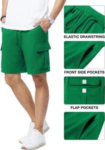Vêtements de sport personnalisés avec logo personnalisé Vêtements de sport pour hommes Courir durable Polaire tricotée Short de gym sublimé en éponge française athlétique - Product Image 6