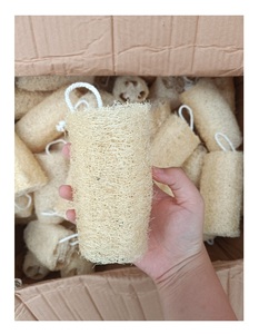 Esponja de lufa seca al mejor precio 100% correa de cuerpo de lufa pura de lufa natural para hombres y mujeres de Vietnam - Product Image 1