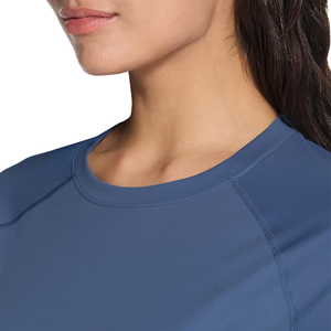 Vente en gros de t-shirts Ras du cou à coupe ajustée Protection de la peau pour vêtements d'extérieur Manches longues Rash Guard pour femmes OEM - Product Image 6