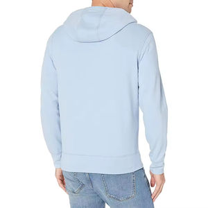 Sudadera con Capucha de Alta Calidad OEM, Estilo Urbano, Lisa, Gruesa, con Cremallera Completa, de Forro Polar, Personalizable, Corta, Fabricantes de Sudaderas con Capucha con Cremallera - Product Image 4