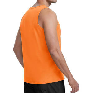 Nouveau design Tissu respirant à séchage rapide pour l'entraînement, débardeur uni pour homme à prix de gros - Product Image 3