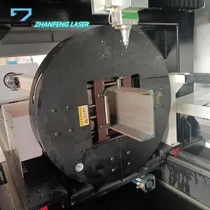 Máquina de corte por láser de fibra multifuncional CNC completamente automática de placa y tubo de fábrica equipo dos en uno