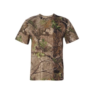 Fabricante personalizado 280gsm algodón hombres camisetas Jungle Camo Real Tree Print para acampar satisfacer cualquier condición - Product Image 2
