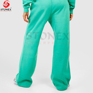 Conjunto de chándales de 3 piezas para correr de moda de lujo personalizado para mujer poliéster algodón transpirable informal ajustado con cremallera - Product Image 5