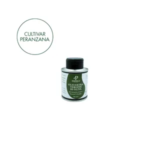 Monocultivar Peranzana apulianische Premium-Qualität Extra Virgin-Olivenöldose vegane kaltgepresste Dose Obstöl 100 % italienisch 100 ml