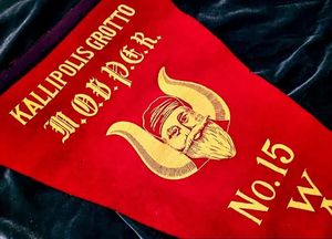 Mystic Mokanna arte popular histórico bordado Banner alta calidad 2025 masónico Washington DC Grotto Banner raro Mason Banners - Product Image 3