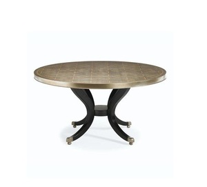 Nouvelle table basse design design indien avec plateau en verre trempé avec pieds en métal doré table basse pour obtenir un excellent taux - Product Image 3